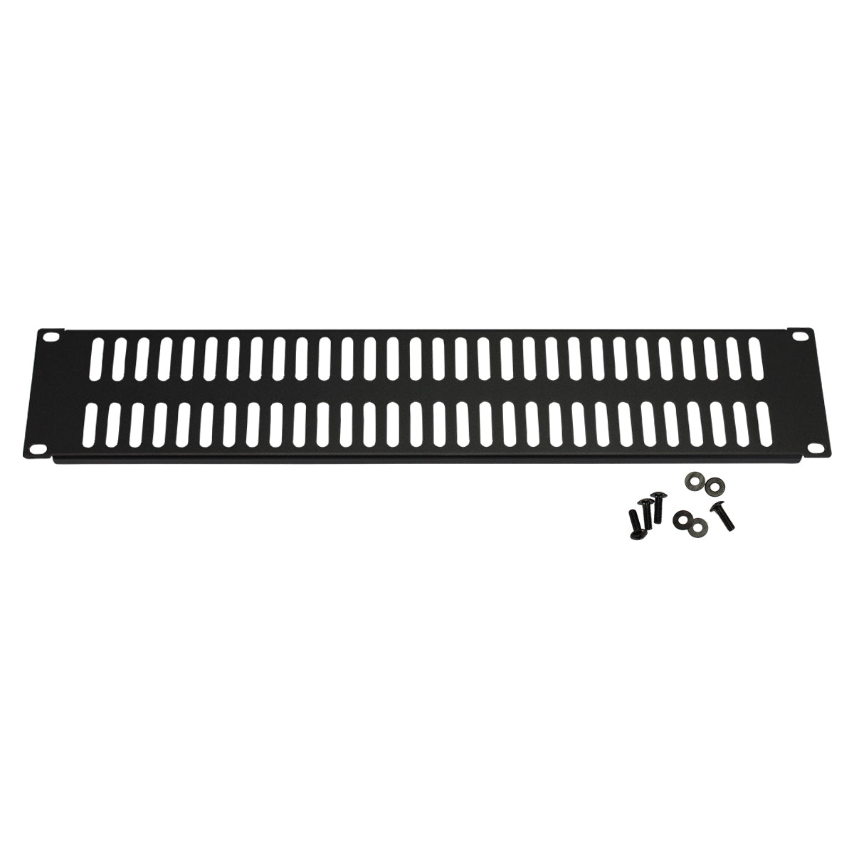 2U Rack Metal Vented Panel for 19in Server Racks and Cabinets