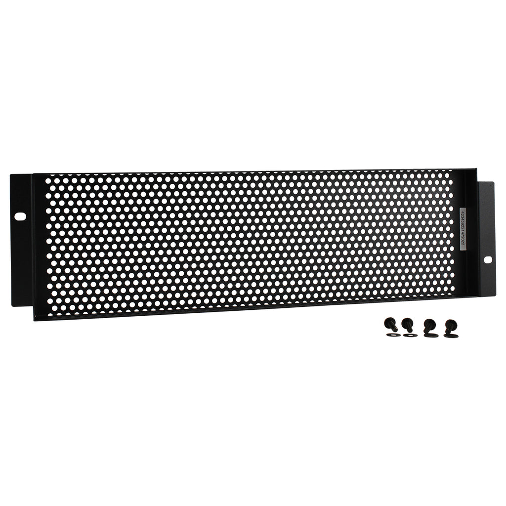 3U Rack Metal Security Vented Panel for 19in Server Racks and Cabinets