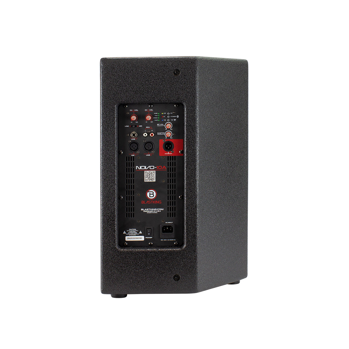 Blastking NOVO-10A 10” 2-Way Active Loudspeaker 800 Watts Class-D, TWS, DSP Presets