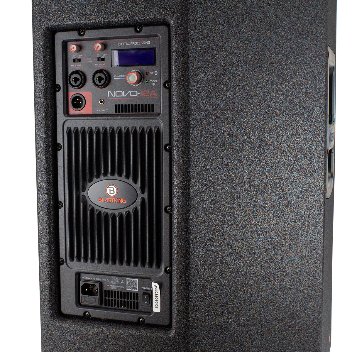 Blastking NOVO-12A 12” 2-Way Active Loudspeaker 1200 Watts Class-D, TWS, DSP Presets