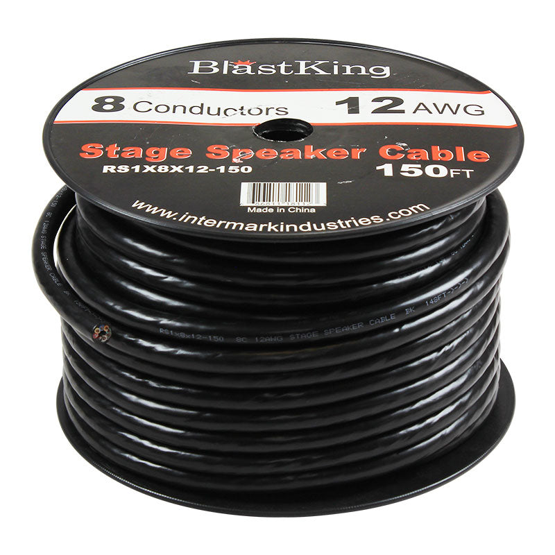 12 AWG 8-Conductor Speaker Cable 150 Ft - RS1X8X12-150