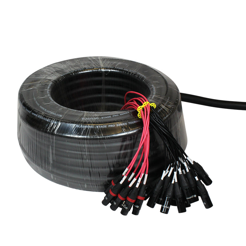 Blastking SPS24X8-100 Stage / Studio Snake Cable 24x8, 100 Ft.