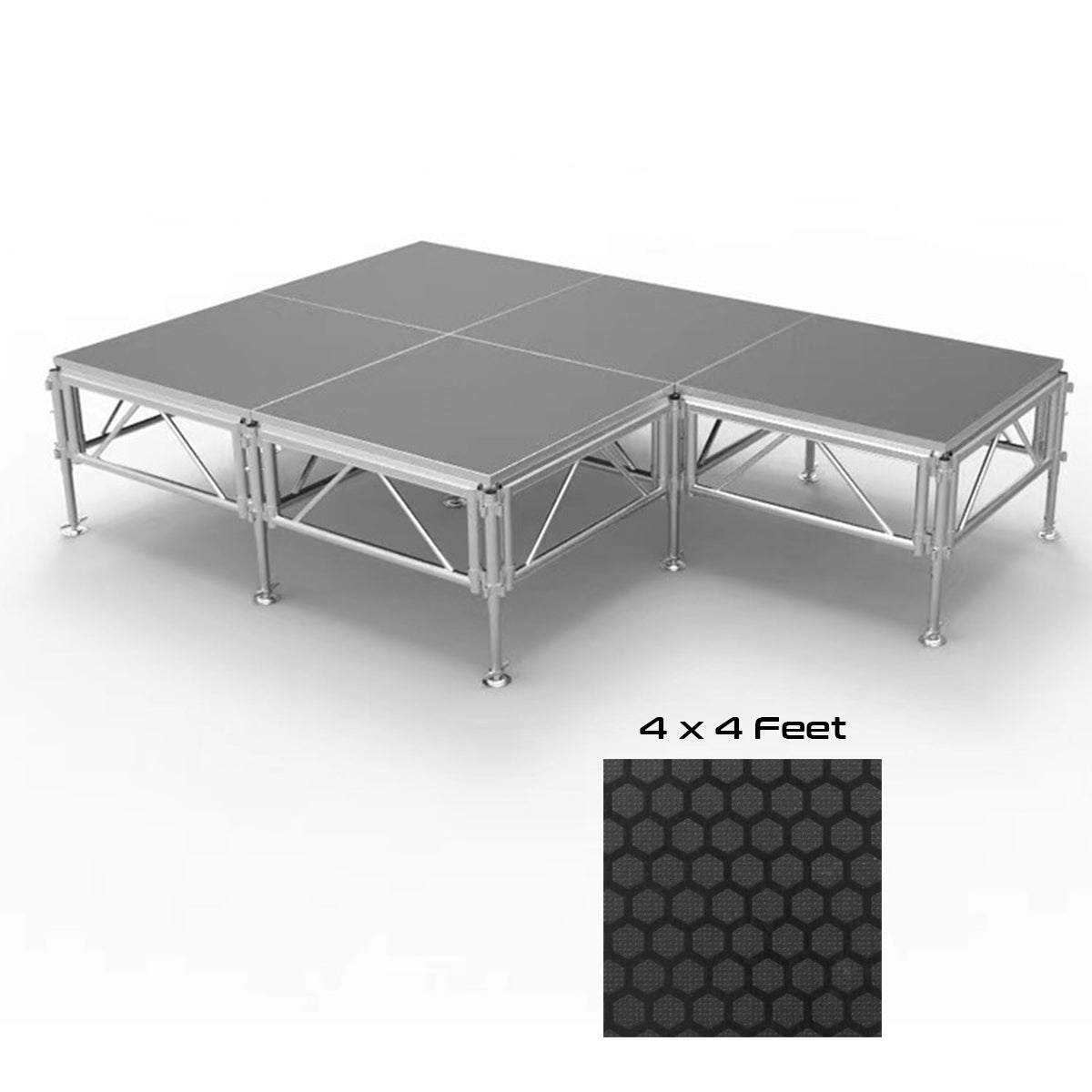 4'x4' Non Slip Stage Platform