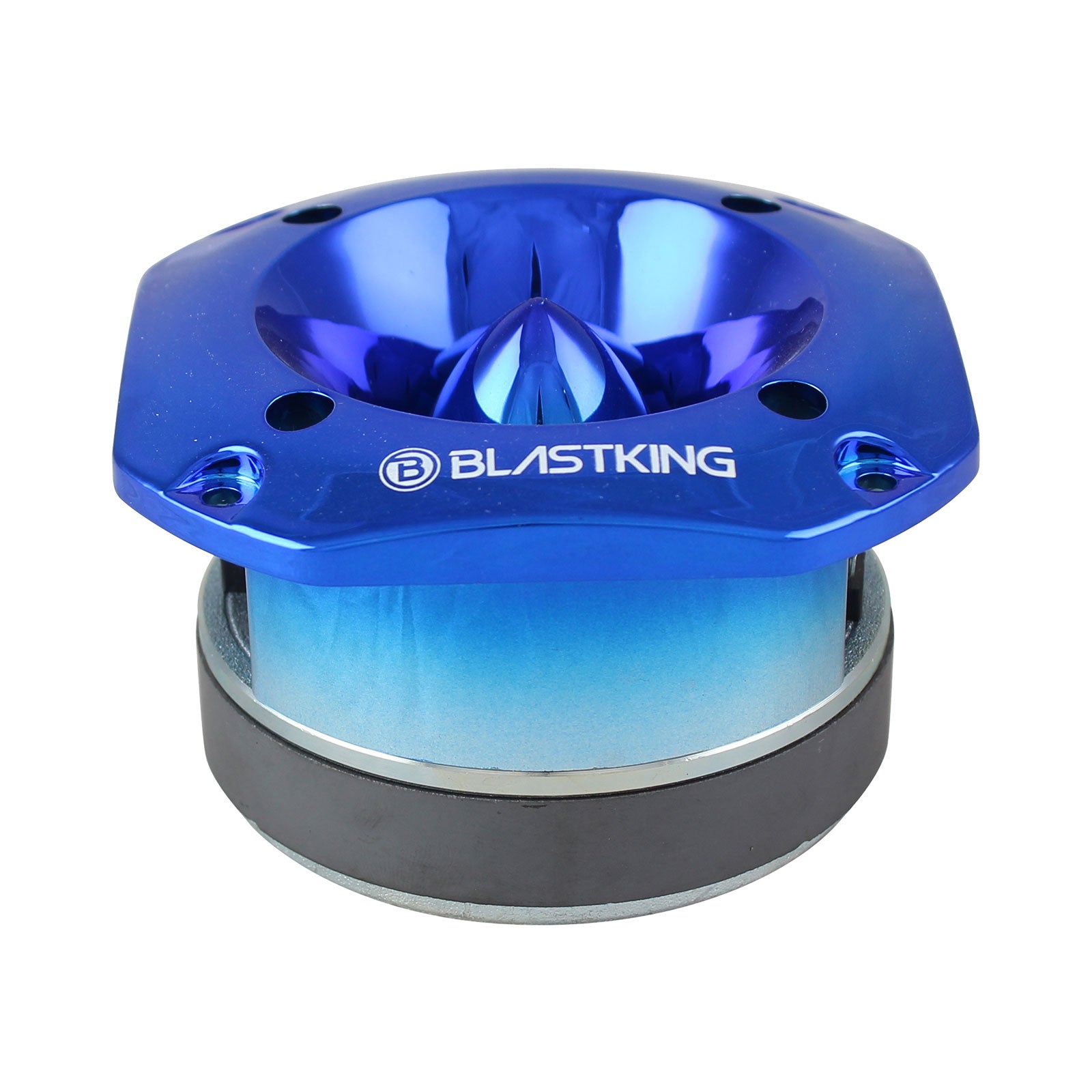 Blastking TW2000-BLU-K2 (2) 500 Watts 4x4 inch 1.5 inch VC Titanium Bullet Tweeter Blue