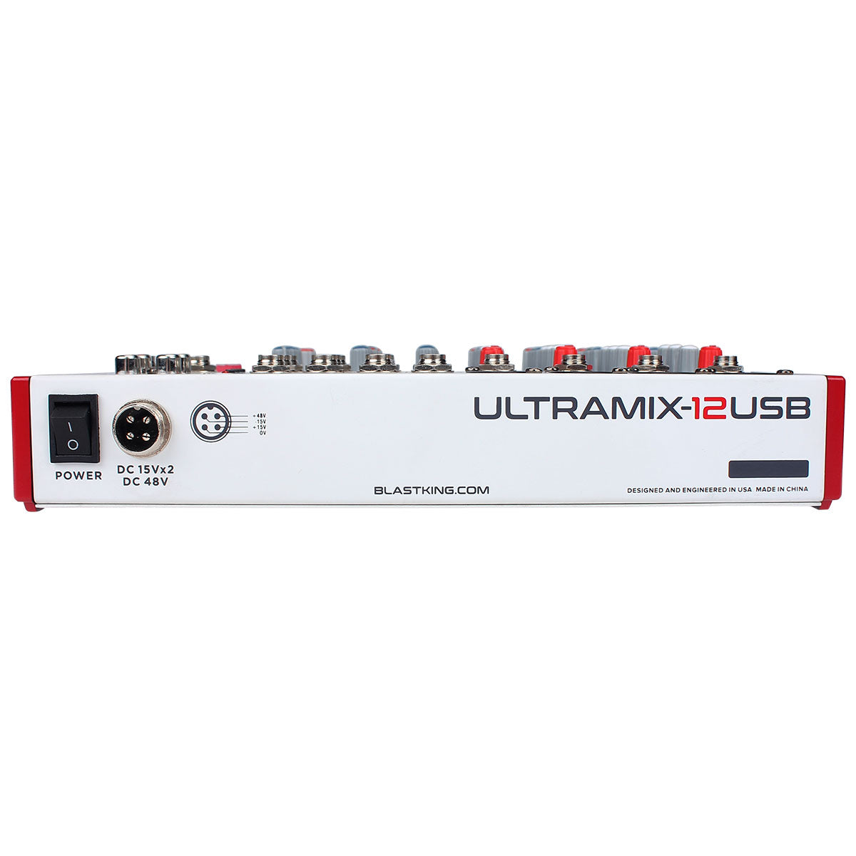 Blastking ULTRAMIX-12USB 12 Channel Analog Stereo Mixing Console