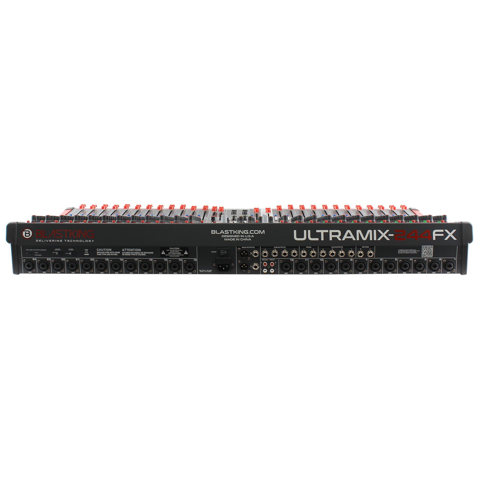 Blastking ULTRAMIX-244FX 24 Channel Analog Stereo Mixing Console