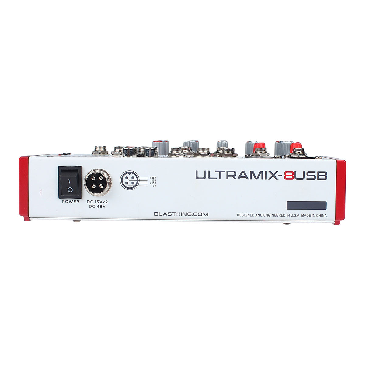 Blastking ULTRAMIX-8USB 8 Channel Analog Stereo Mixing Console